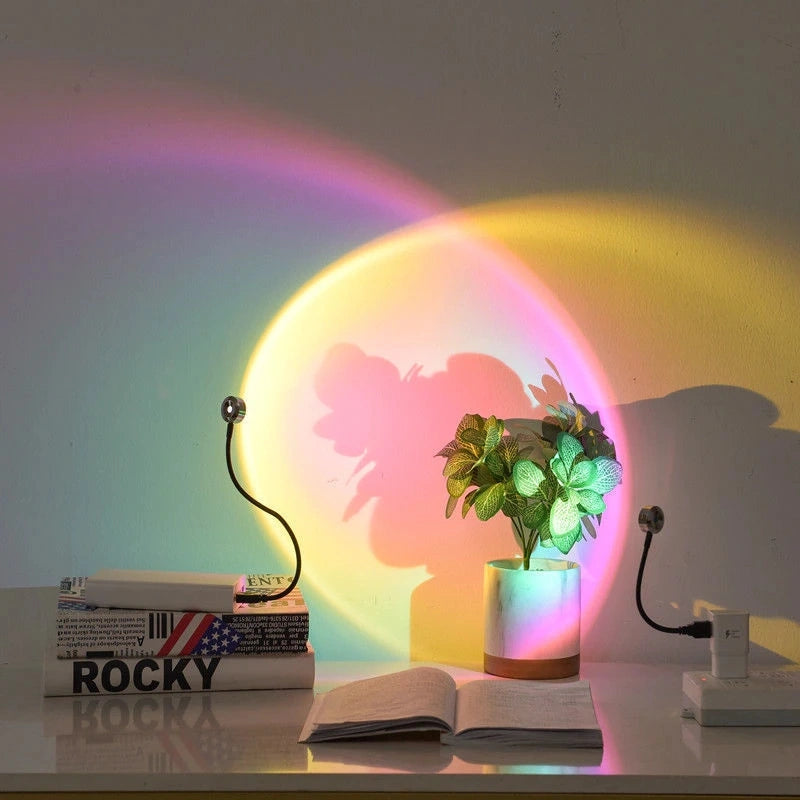 Sonnenuntergang Projektorlampe - LED Licht für entspannte Atmosphäre