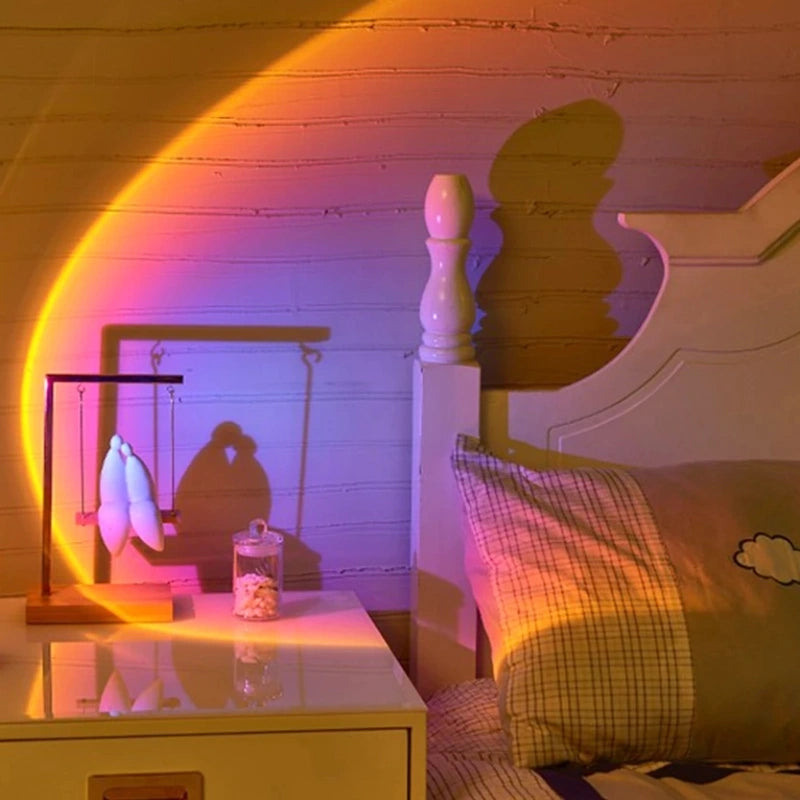 Sonnenuntergang Projektorlampe - LED Licht für entspannte Atmosphäre