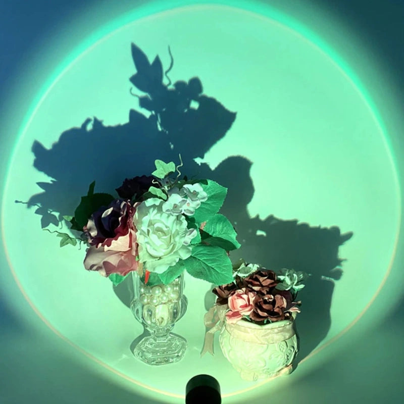 Sonnenuntergang Projektorlampe - LED Licht für entspannte Atmosphäre