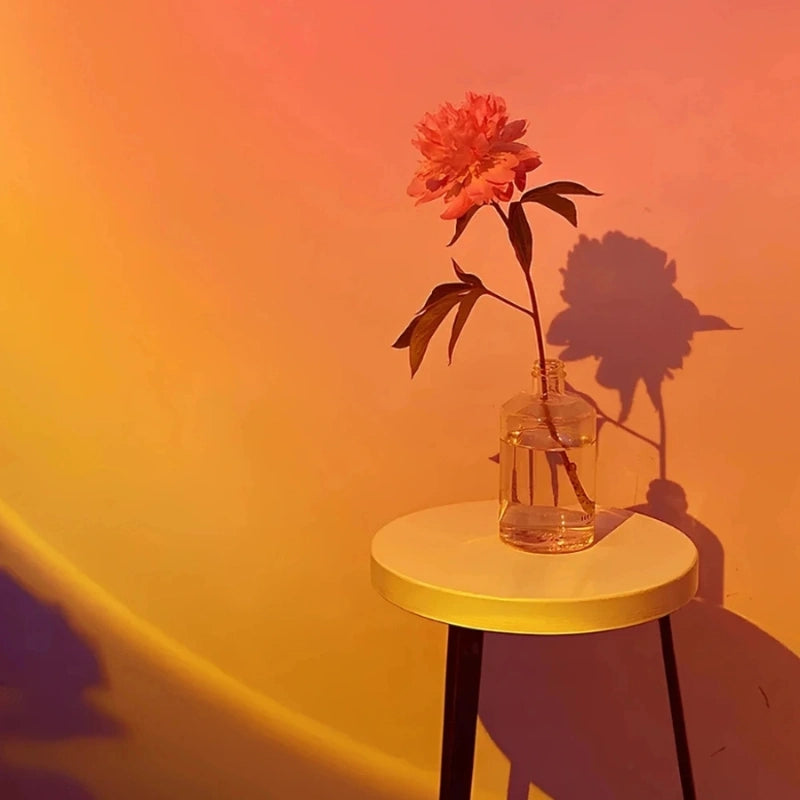 Sonnenuntergang Projektorlampe - LED Licht für entspannte Atmosphäre