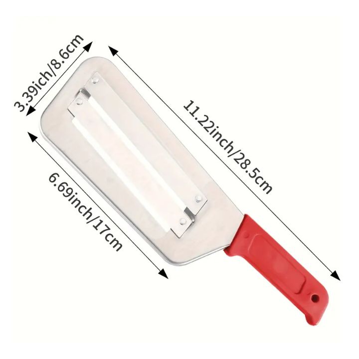 DuoCut® | Edelstahl Doppelschneider für perfekte Scheiben