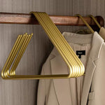 Stylish Aluminum Hangers for an Organized Wardrobe (5 Pieces)