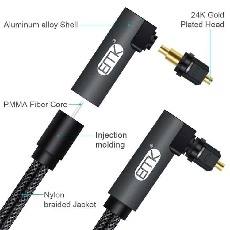 FlexiKabel | 90° Drehstecker für flexible Audioverbindungen, 8m