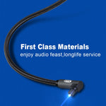 FlexiKabel | 90° Drehstecker für flexible Audioverbindungen, 8m