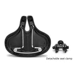 Bequemer Fahrradsattel ohne Nase mit Stoßdämpfung