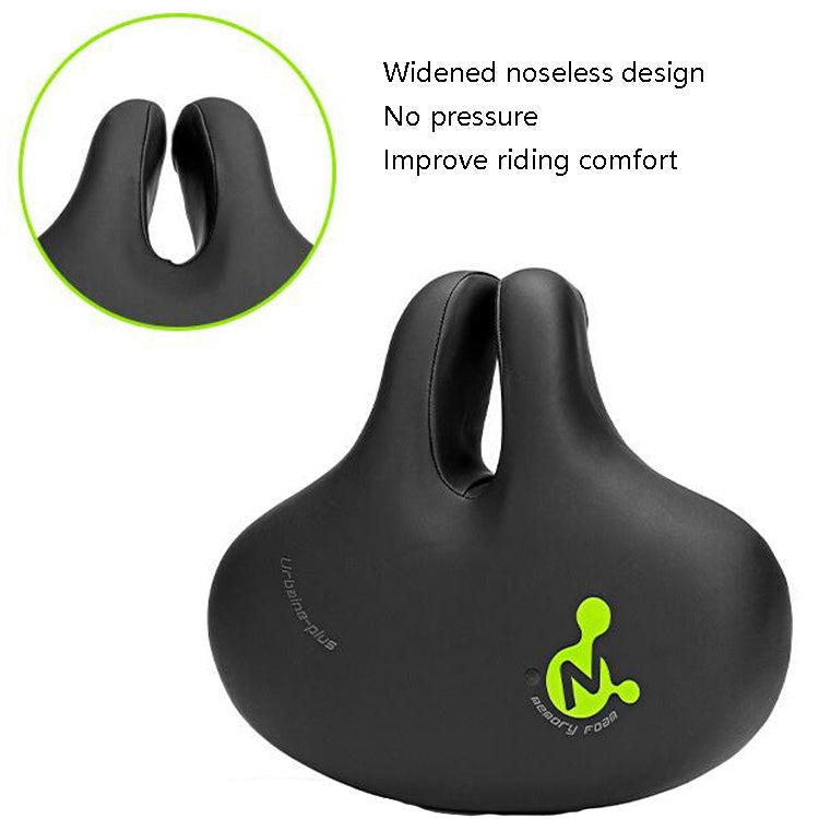Bequemer Fahrradsattel ohne Nase mit Stoßdämpfung