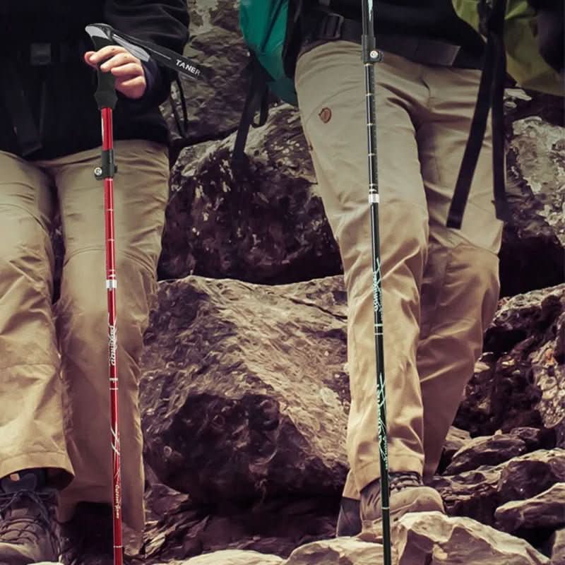 Leichte Aluminium-Teleskop-Wanderstöcke für jedes Abenteuer