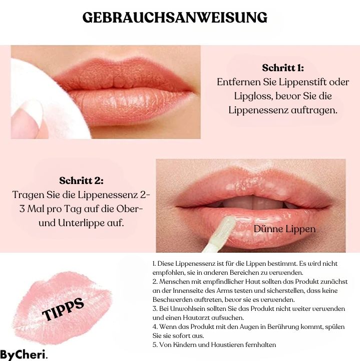 Lippenvolumen Zauber Set für Tag und Nacht