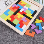 TangramIQ - Creative 3D Wooden Puzzle for Kids and Montessori Learning Toy