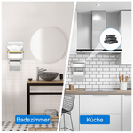 Praktischer Toilettenpapierhalter mit Ablage aus Edelstahl