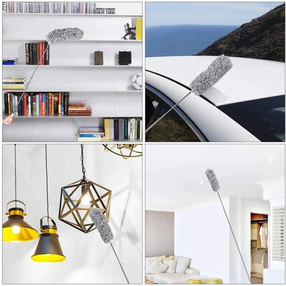 Telescopic duster - 5 meter reach and washable