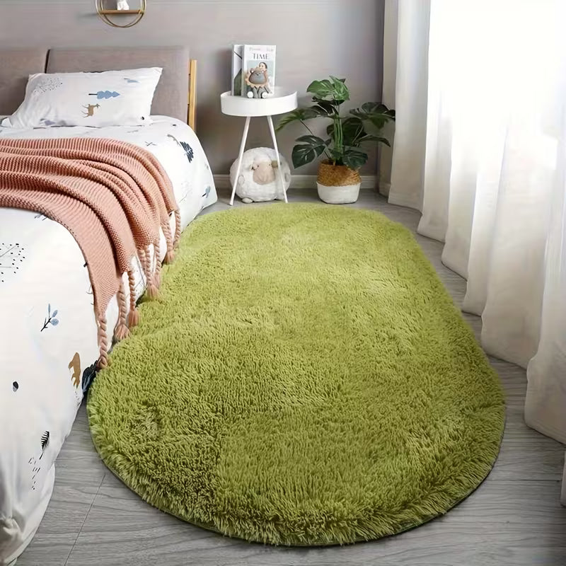 Ovaler Hochflor-Teppich | Weich und Pflegeleicht für Ihr Zuhause