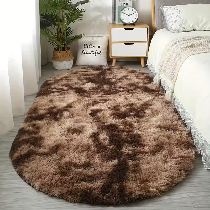 Ovaler Hochflor-Teppich | Weich und Pflegeleicht für Ihr Zuhause