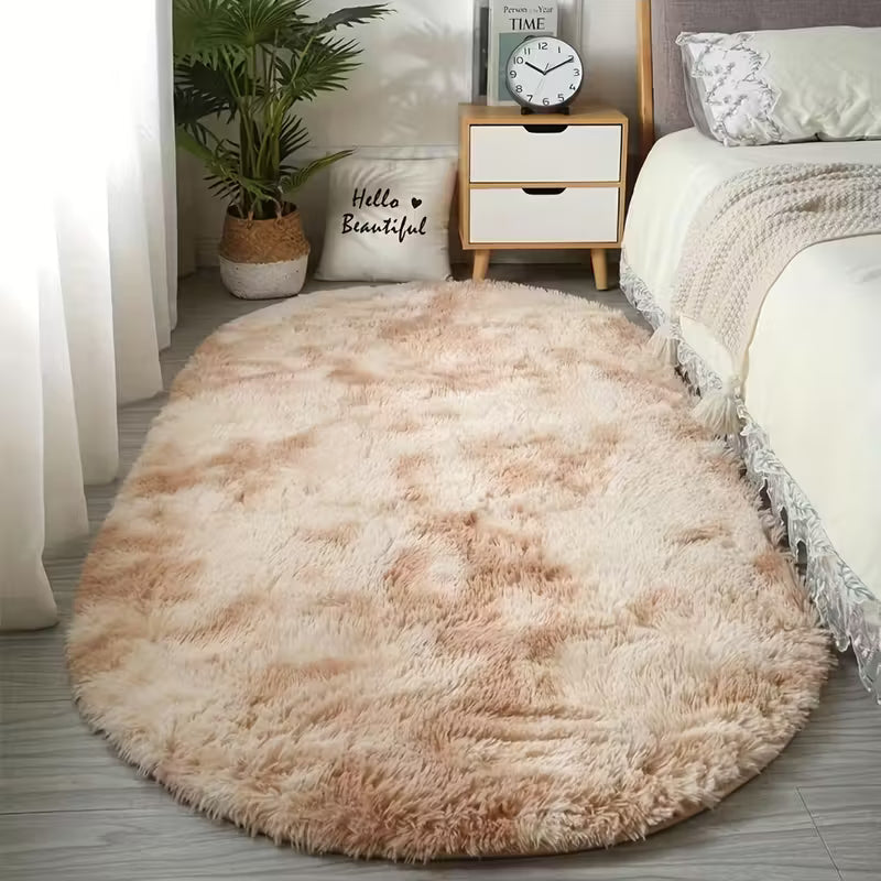Ovaler Hochflor-Teppich | Weich und Pflegeleicht für Ihr Zuhause