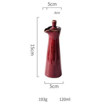 Elegante Öl- und Essigflasche aus hochwertigem Keramik