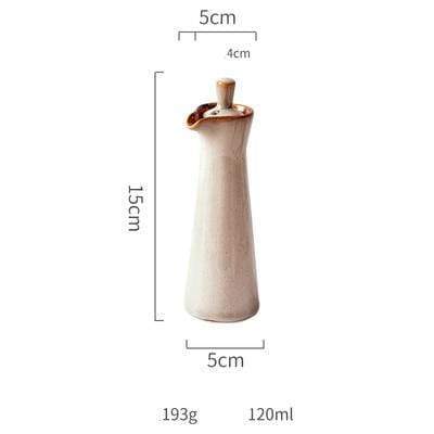Elegante Öl- und Essigflasche aus hochwertigem Keramik