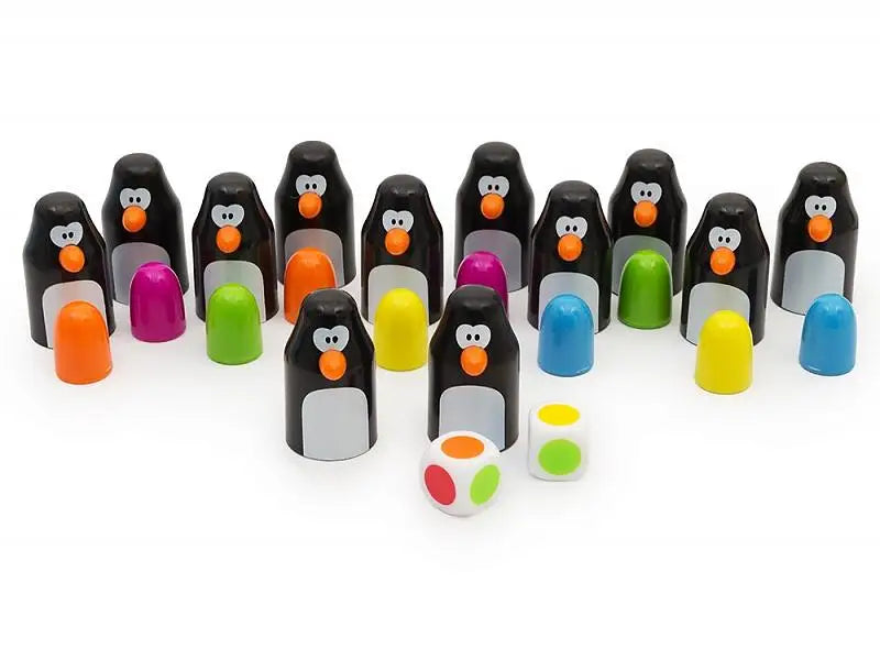 Familien-Brettspiel „Memo-Spaß“ mit lustigen Pinguinen