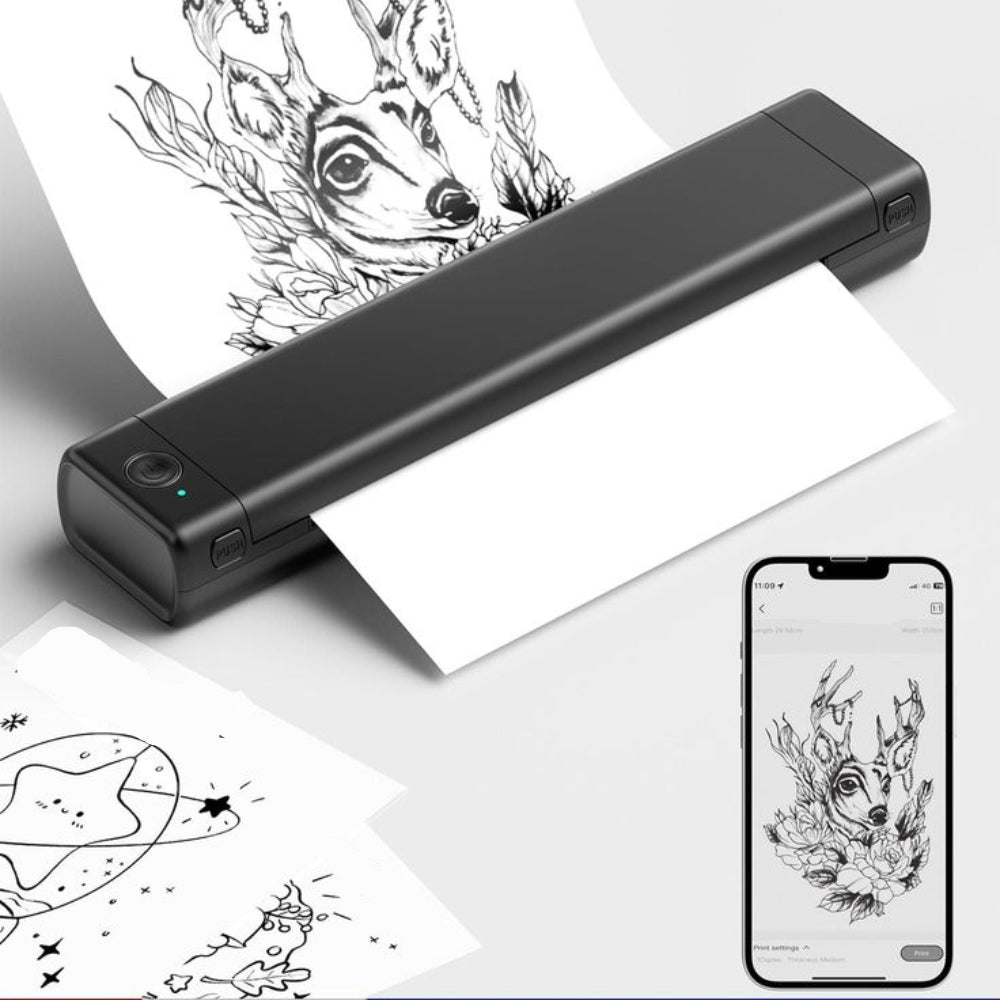 Tragbarer Smart-Drucker für Smartphone und Laptop