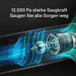 Kabelloser Staubsauger für Tierhaare mit HEPA-Filter und 4 Aufsätzen