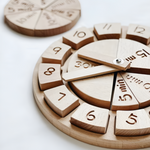 Kids Learning Clock - playfully discover time and fractions