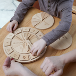 Kids Learning Clock - playfully discover time and fractions