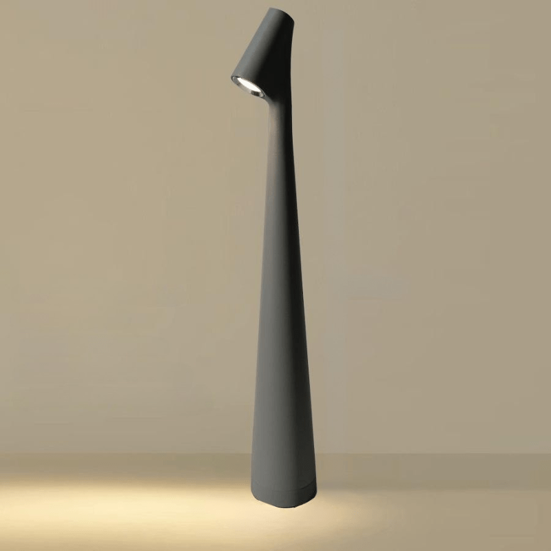 Stylische Tischlampe | Kabellos Dimmbar | Metallgehäuse | Wiederaufladbare Batterie mit 20 Stunden Laufzeit