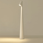 Stylische Tischlampe | Kabellos Dimmbar | Metallgehäuse | Wiederaufladbare Batterie mit 20 Stunden Laufzeit