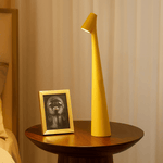 Stylische Tischlampe | Kabellos Dimmbar | Metallgehäuse | Wiederaufladbare Batterie mit 20 Stunden Laufzeit