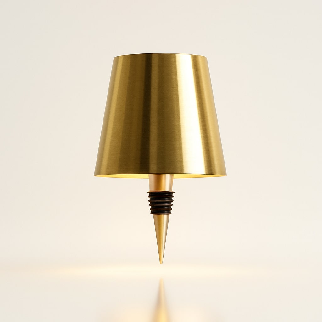 Stimmungsvolle Tischlampe | Flaschenleuchte ohne Kabel