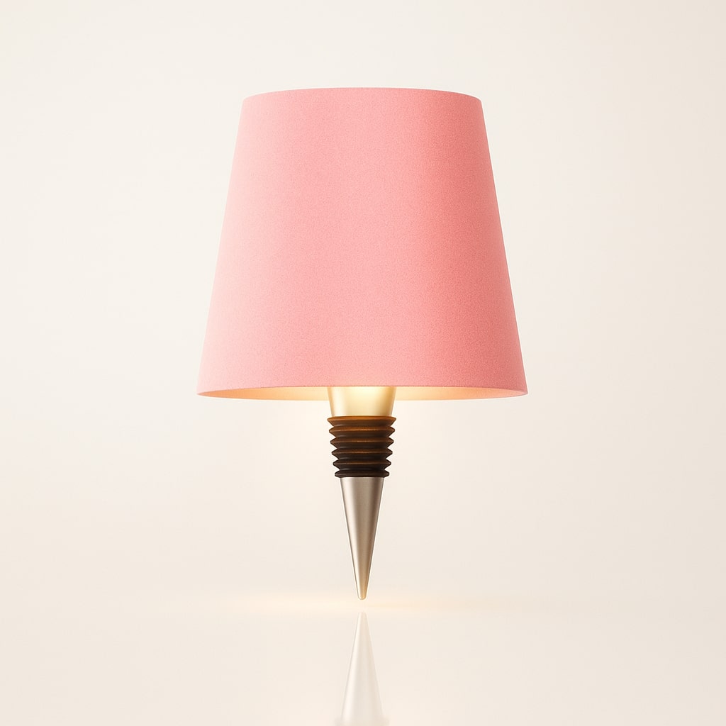 Stimmungsvolle Tischlampe | Flaschenleuchte ohne Kabel