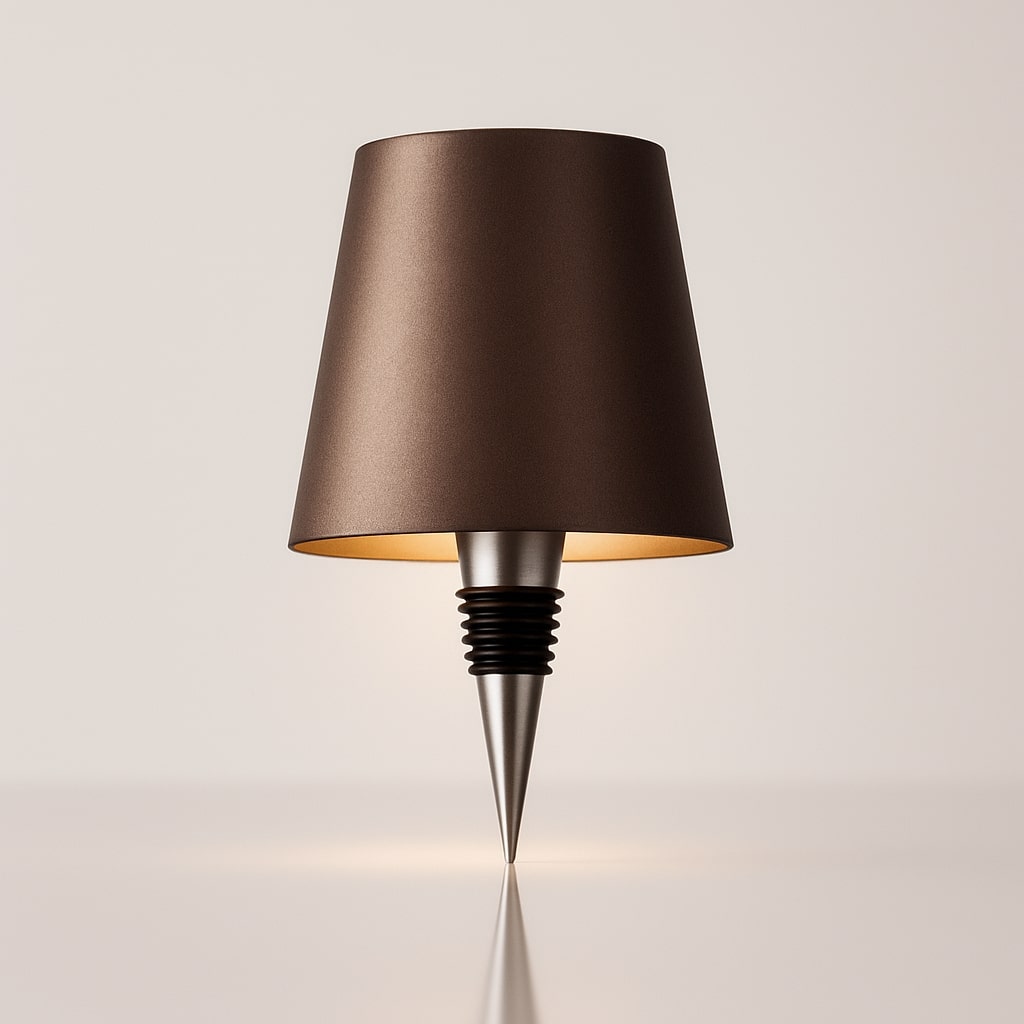 Stimmungsvolle Tischlampe | Flaschenleuchte ohne Kabel