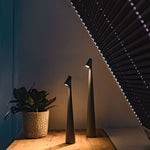 Stilvolle Tischlampe | Kabelloses LED-Design | 3-stufige Touch-Dimmung