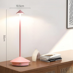 Elegante Tischlampe | Kabellose Freiheit | Touch-Dimmer, USB-Ladefunktion