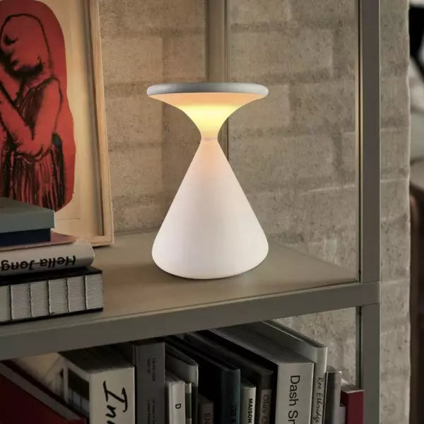 Kabellose Sanduhr Tischlampe – Elegante, wiederaufladbare Beleuchtung