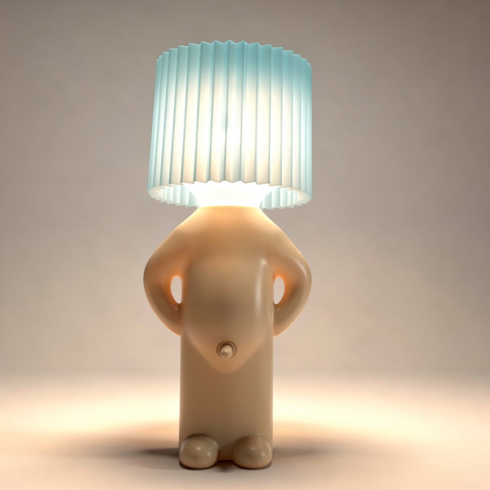 Tischlampe | Sanftes Licht | Platzsparendes Design | LumoGlow