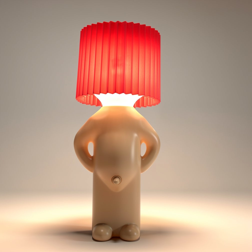 Tischlampe | Sanftes Licht | Platzsparendes Design | LumoGlow