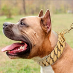 Starker Halsband aus Edelstahl für große Hunde – Metallhalsband