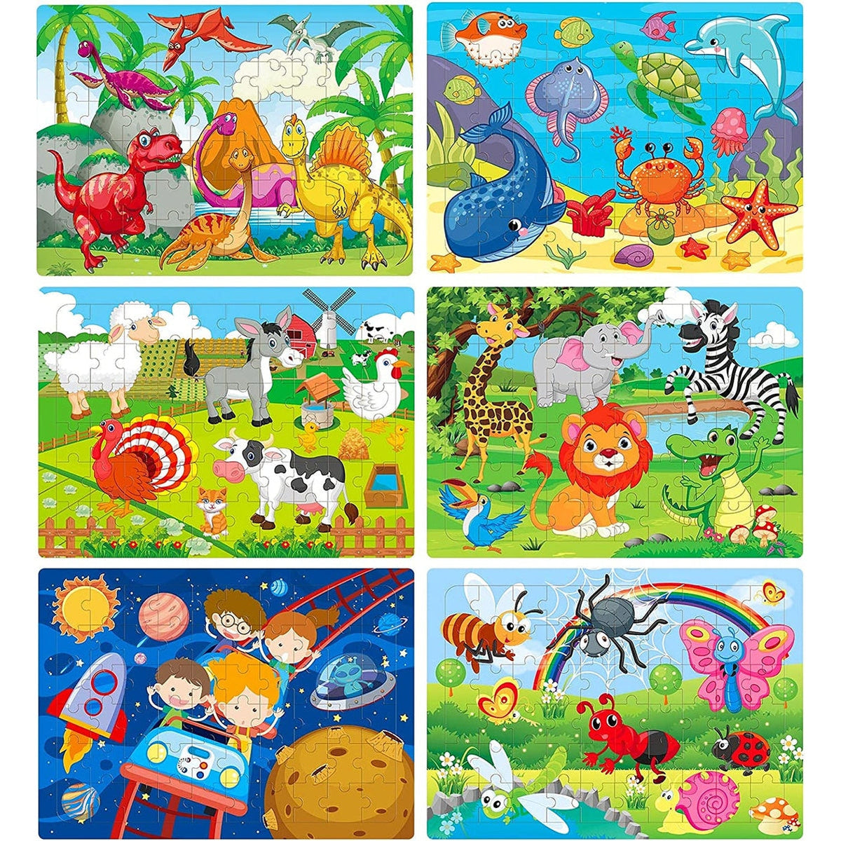 6-Piece Kids' Puzzle Set | Popular Bestseller