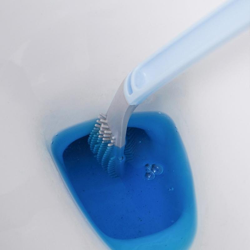 Toilettenbürste mit Dreieckigem Kopf für Gründliche Reinigung