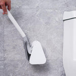 Toilettenbürste mit Dreieckigem Kopf für Gründliche Reinigung