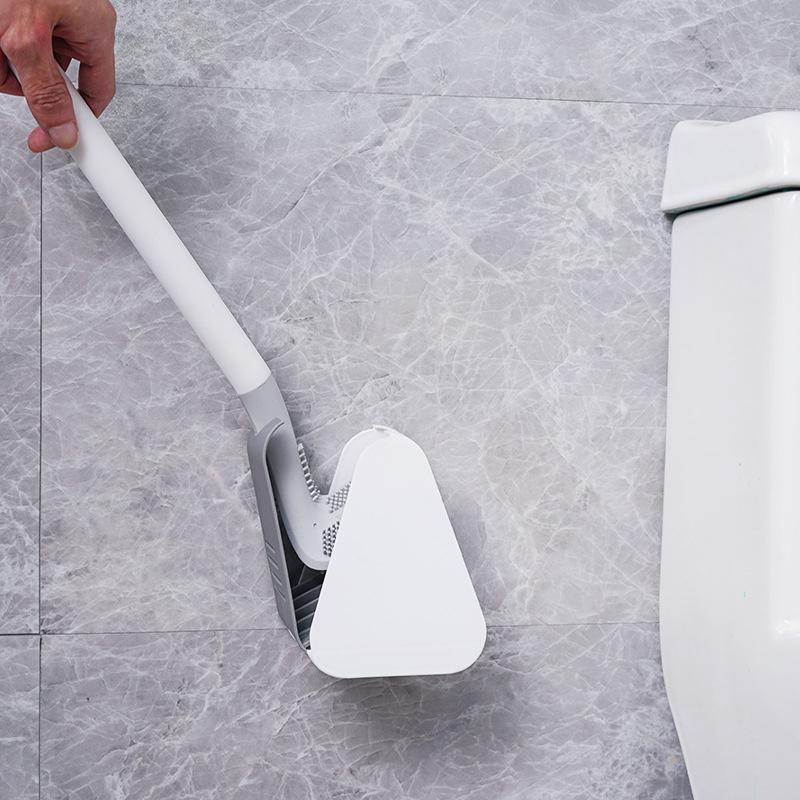 Toilettenbürste mit Dreieckigem Kopf für Gründliche Reinigung