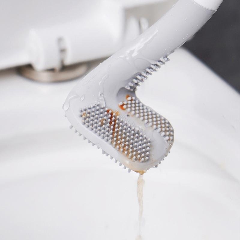 Toilettenbürste mit Dreieckigem Kopf für Gründliche Reinigung