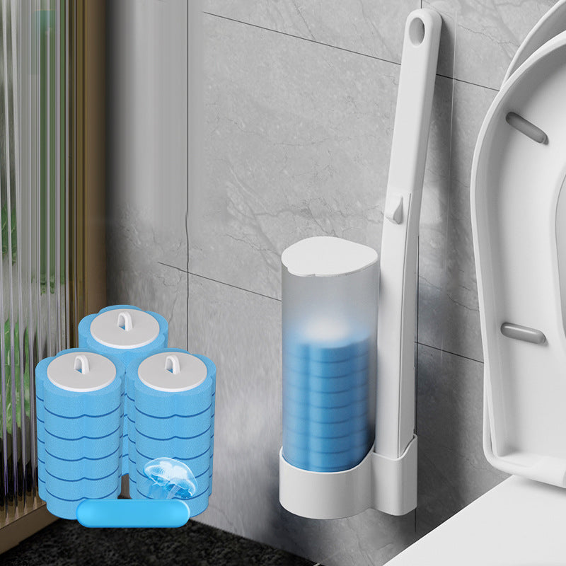 Einweg-Toilettenbürste | Antibakteriell | Hygienische Schwammköpfe | HygienePro