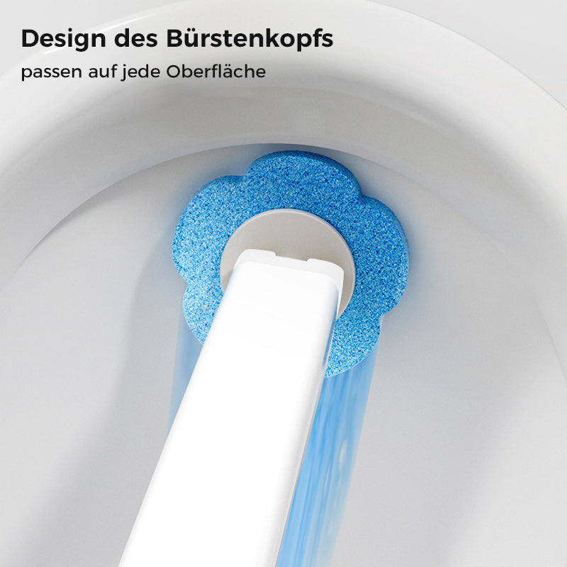 Einweg-Toilettenbürste | Antibakteriell | Hygienische Schwammköpfe | HygienePro
