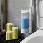 Disposable toilet cleaner with innovative sponge heads