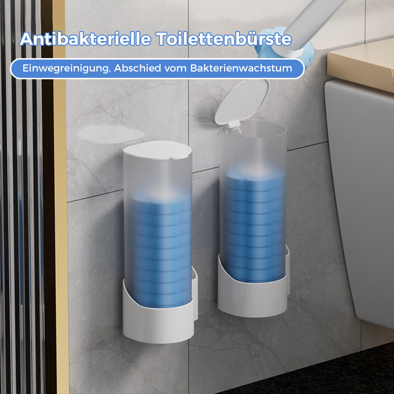 Disposable toilet cleaner with innovative sponge heads