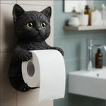 Kreativer Toilettenpapierhalter mit Katzenmotiv – Stilvoll & Praktisch