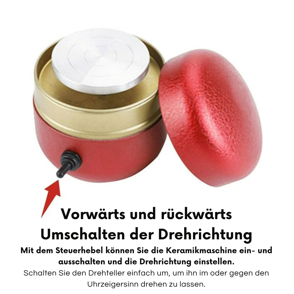 Kreative Keramikdrehscheibe | Kompakte Mini-Töpferscheibe für Zuhause