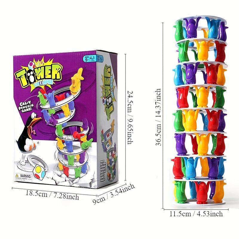 Wobbly Penguin Tower – The exciting balancing game for the whole family