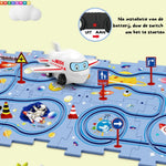Toy Car Set - Learning Play Mat for Kids